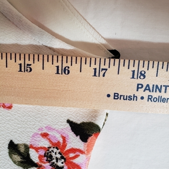 Almost Famous Off White Floral Spagetti Strap Dress Sz XL - Picture 5 of 10